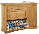 Home affaire Schuhkommode »Rustic«, aus massiver Kiefer, 130 cm breit