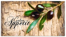 Artland Küchenrückwand »Oliven Guten Appetit«
