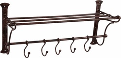 Home affaire Eisen Garderobe-Regal mit Haken 54 cm