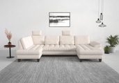 sit&more Wohnlandschaft, wahlweise mit Bettfunktion, Bettkasten, Sitztiefenverstellung