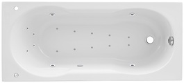 OTTOFOND Whirlpool-Badewanne »Julia«, (Komplett-Set, 1 tlg.), Typ 2, chrom