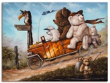Artland, Artland Wandbild »Reisendes Kinderspielzeug«