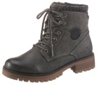 TOM TAILOR Schnürboots, mit Strickkragen