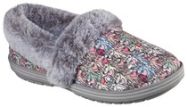 Skechers Pantoffel »TOO COZY«, mit Fellimitat-Besatz
