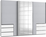 Fresh To Go Schwebetürenschrank »Level«, mit Schubkästen