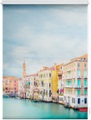 LICHTBLICK Seitenzugrollo »Rollo Klemmfix, ohne Bohren, Verdunkelung, Venedig - Blau«, verdunkelnd, Verdunkelung, freihängend