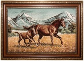 morgenland Wandteppich »Bild-Teppich Figurativ 85 x 60 cm«, rechteckig, 0,6 mm Höhe, besonders weich durch Microfaser