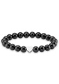 Firetti Armband »Herz mit Kugeln aus Edelstein«, Made in Germany - mit Onyx oder Tigerauge