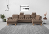 sit&more Wohnlandschaft, wahlweise mit Bettfunktion, Bettkasten, Sitztiefenverstellung