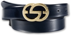 Silberfarbengift Koppelgürtel, Goldfarbene Designschliesse