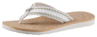Tommy Hilfiger Zehentrenner »TH CORK SANDAL«, mit Streifen