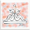 Artland Glasbild »Serie Sternzeichen Zwillinge«