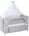 roba Room Bed weiß Little Stars - Gr.60x120 cm