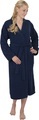 Wewo fashion Unisex-Bademantel »3048«, (1 St., mit Gürtel), für Damen & Herren, leichter Kimono-Schnitt, mit Kapuze, reine Baumwolle, lang