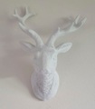 Ambiente Haus Tierfigur »Hirsch Wanddeko - weiss (H) 20cm«