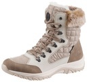Rieker Damen Schnürboot Beige
