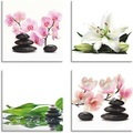 Artland Leinwandbild »Stein Orchidee Lilie Spa Bambus Magnolie«
