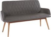 Premium collection by Home affaire Sitzbank »Brest«, Rückenlehne mit Rautensteppung