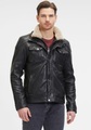 Gipsy Lederjacke »GMTalton«, mit verdecktem Reissverschluss & Druckern, Fellimitat, Ziernähte