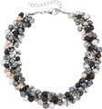 Firetti Collier »Schmuck Geschenk Halsschmuck Halskette Kette«, mit Kristallstein - mit Süsswasserzuchtperle