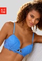 LASCANA Push-up-BH, mit integrierten Kissen und modischer Spitze, Dessous