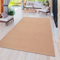my home Teppich »Timberova«, rechteckig, 5 mm Höhe, In-und Outdoor geeignet,Flachgewebe, Sisal-Optik, Wohnzimmer,Wetterfest & UV-beständig, für Balkon, Terrasse und Wintergarten, besonders flach, auch für Küche, Esszimmer und Wohnzimmer geeign