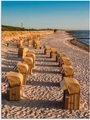 Artland Wandbild »Strandkörbe Ostseeküste in Wustrow«