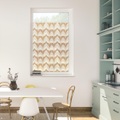 LICHTBLICK Fensterfolie »Fensterfolie selbstklebend, Sichtschutz, Boho Zig Zag - Gelb«