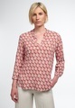 ETERNA DREIVIERTELARM BLUSE MODERN CLASSIC ROT BEDRUCKT
