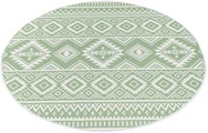 Carpet City Teppich »Palm«, rund, 5 mm Höhe, Wetterfest & UV-beständig, für Balkon, Terrasse, Flur, Küche, flach gewebt
