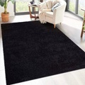 Carpet City Hochflor-Teppich »City Shaggy«, rechteckig, 30 mm Höhe, Teppich Einfarbig Uni, besonders flauschig-weich, ideal für Wohnzimmer & Schlafzimmer