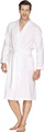 Wewo fashion Unisex-Bademantel »3048«, (1 St., mit Gürtel), für Damen & Herren, leichter Kimono-Schnitt, mit Kapuze, reine Baumwolle, lang