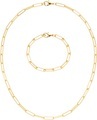 Firetti Ketten und Armband Set »Multipack Schmuck Geschenk Armkette Halskette Langankerkettenglieder«, (Set, 2 tlg.)