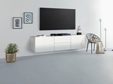 borchardt Möbel Lowboard »Sophia«, Breite 139 cm mit 2 Schubkästen, stehend und hängend