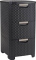 Curver Kommode »Schubladenschrank STYLE«, dunkelbraun