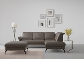 sit&more Ecksofa »Fashion«, wahlweise mit Kopfteilverstellung und Vorziehsitz, motorisch