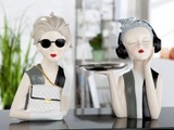 GILDE Dekofigur »Figur Lady mit Handtasche«
