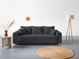 COLLECTION AB Schlafsofa »Yves«, mit Bettkasten und Bettfunktion, 2 Zierkissen inklusive, in Cord