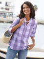 Casual Looks Bluse aus reiner Baumwolle