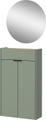 Germania, GERMANIA Garderoben-Set »Ameca«, (Set, 2 St.), Mehrzweckschrank und Spiegel, geringe Tiefe, ideal für schmale Flure