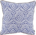 H.O.C.K. Dekokissen »Badu Batik Steel Outdoor«, mit Keder, Kissenhülle mit Füllung, 1 Stück