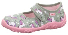 Superfit Hausschuh »BONNY WMS Schuh Weiten Mess System: M IV Mittel«, mit Einhorn-Print
