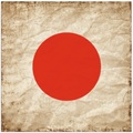 Artland Wandbild »Japanische Flagge Japan Symbol«