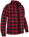 Northern Country Flanellhemd, (als Jacke offen oder Hemd zugeknöpft zu tragen), warm gefüttert, mit 5 Taschen, mit verlängertem Rücken, Flanellstoff