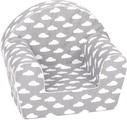 knorr® toys Kindersessel - Grey white clouds