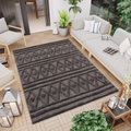 Carpet City Teppich »SANTORINI 58538«, rechteckig, 5 mm Höhe, 3D-Design: Flor erzeugt ein Hoch-Tief-Effekt, In- und Outdoor geeignet
