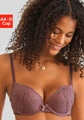 Vivance Push-up-BH, rundherum mit floraler Spitze