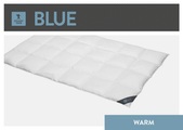 SPESSARTTRAUM Daunenbettdecke »Blue«, warm, Füllung 60% Daunen, 40% Federn, Bezug 100% Baumwolle, (1 St.), hergestellt in Deutschland, allergikerfreundlich
