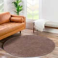 Carpet City Hochflor-Teppich »City Shaggy«, rund, 30 mm Höhe, Teppich Einfarbig Uni, besonders flauschig-weich, ideal für Wohnzimmer & Schlafzimmer