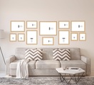 ANDAS, andas Bilderrahmen-Set »Bilderrahmen 12er«, (Set, 12 St., 3x 21x30 (DIN A4) + 4x 15x20 (DIN A5) + 4x 30x40 + 1x 40x50 cm)